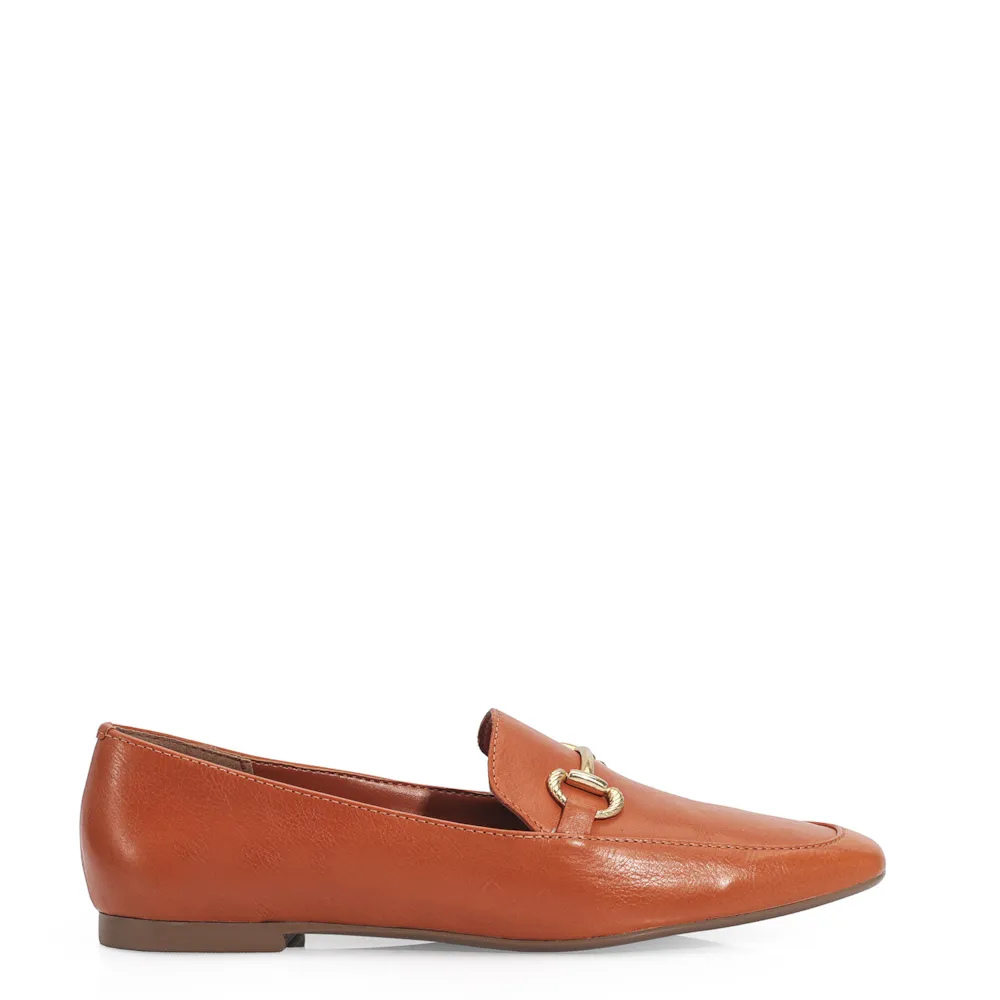 Mocassim Couro Laranja - imagem 3