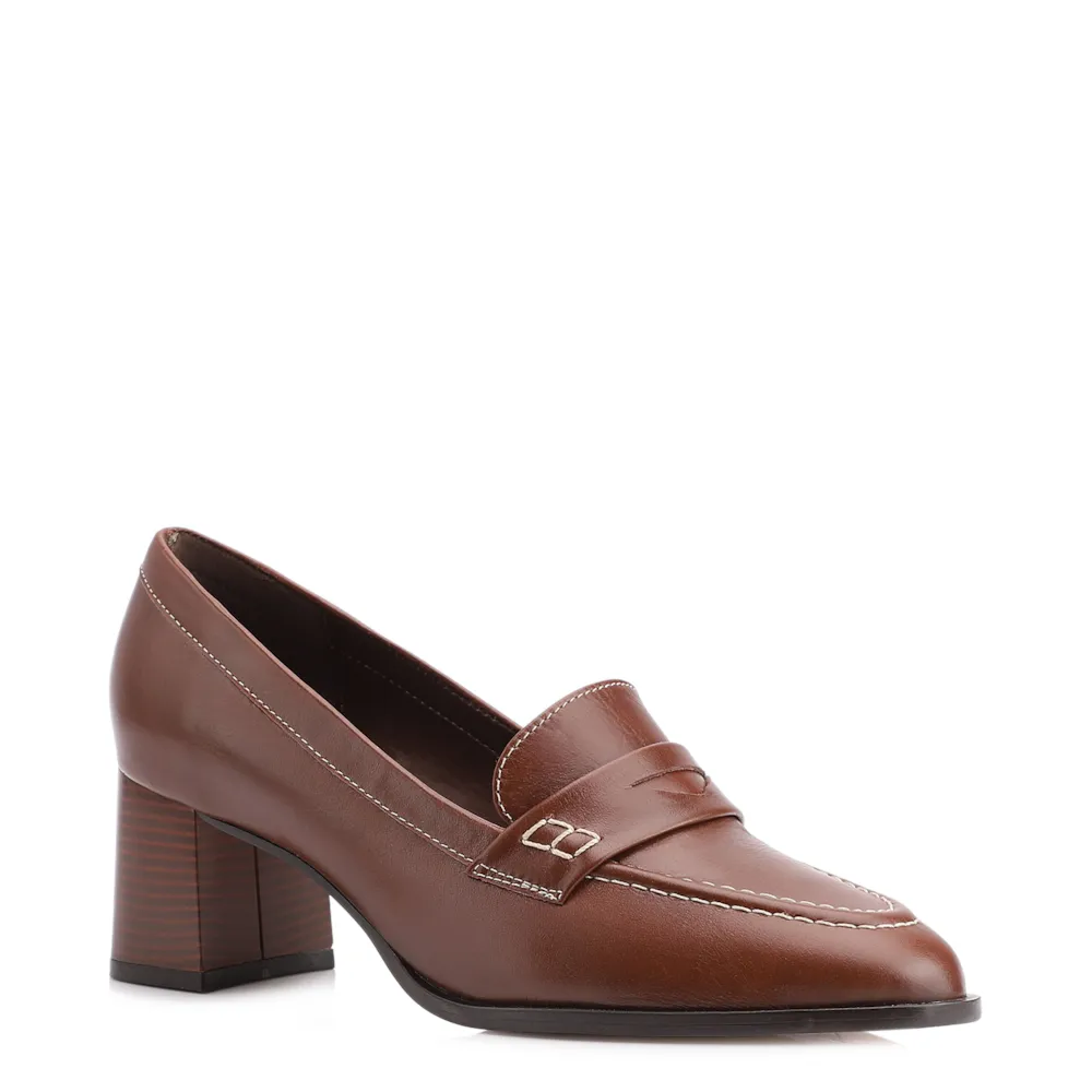 Mocassim Couro Marrom
