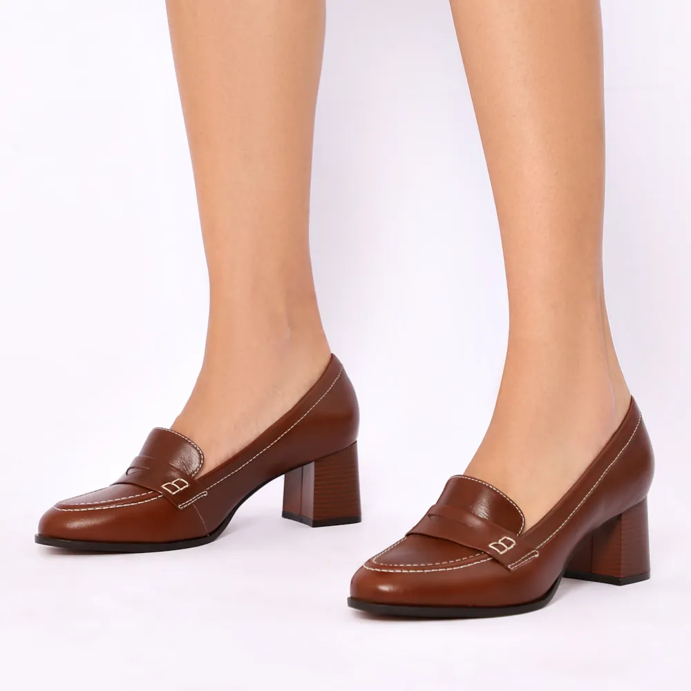 Mocassim Couro Marrom - imagem 2