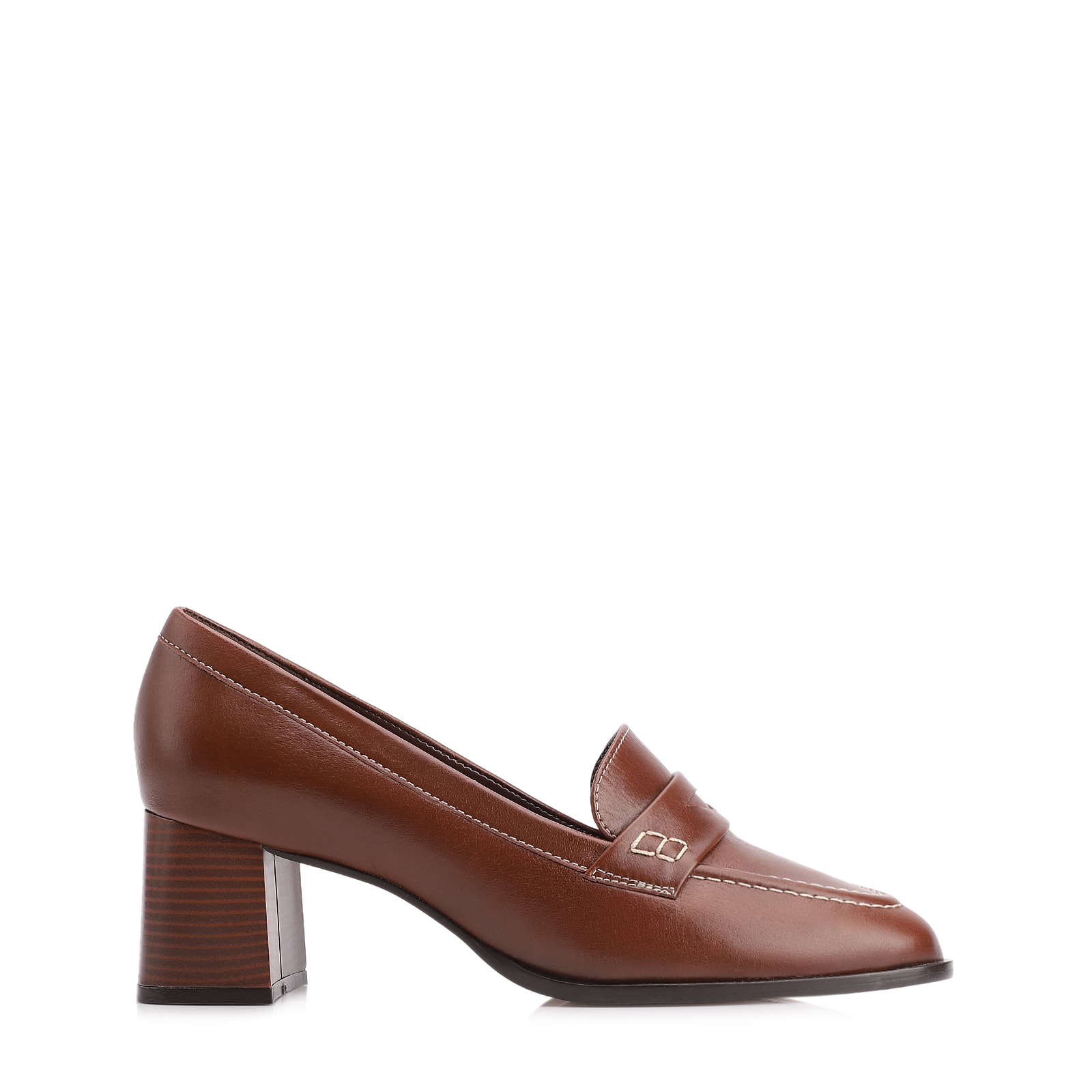 Mocassim Couro Marrom