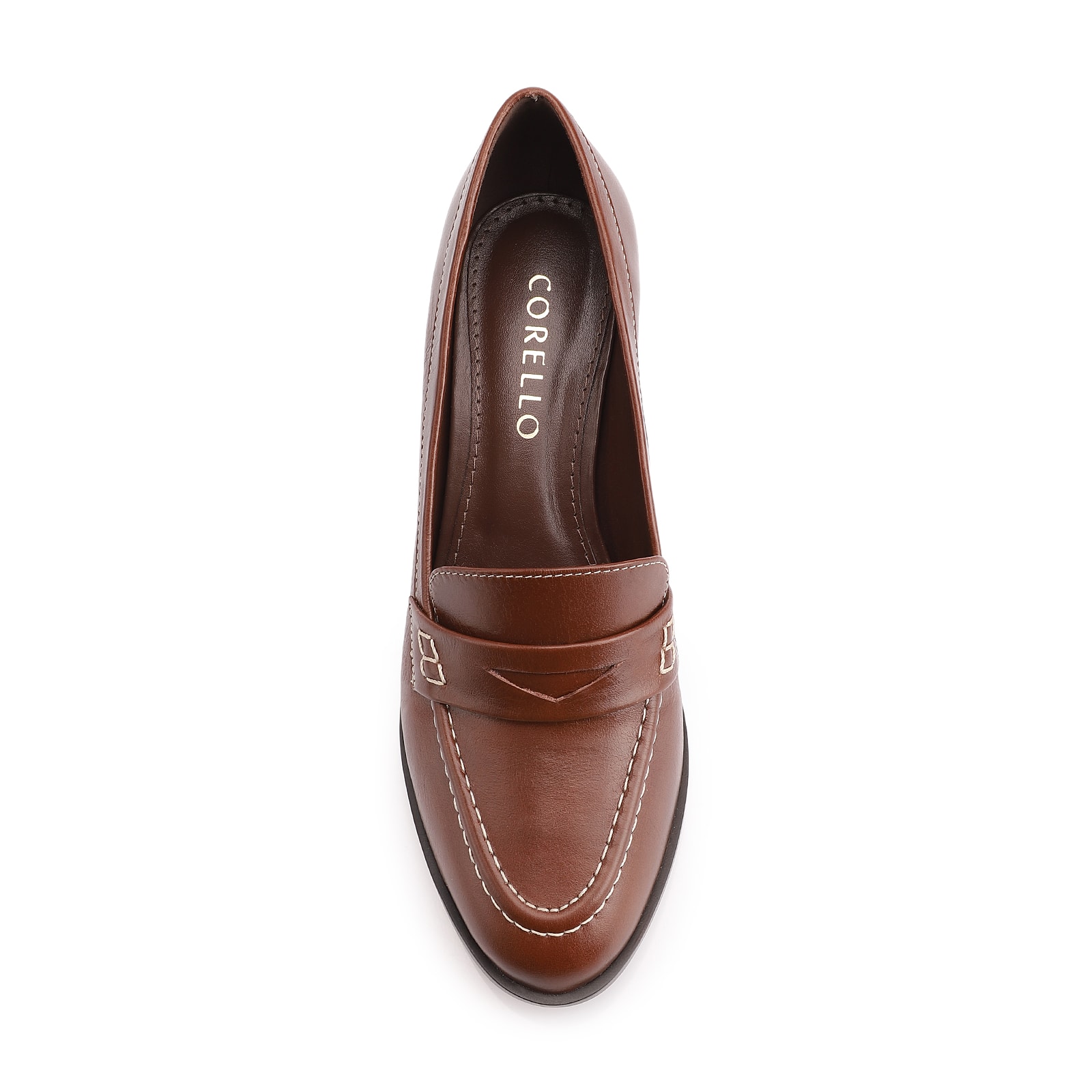 Mocassim Couro Marrom