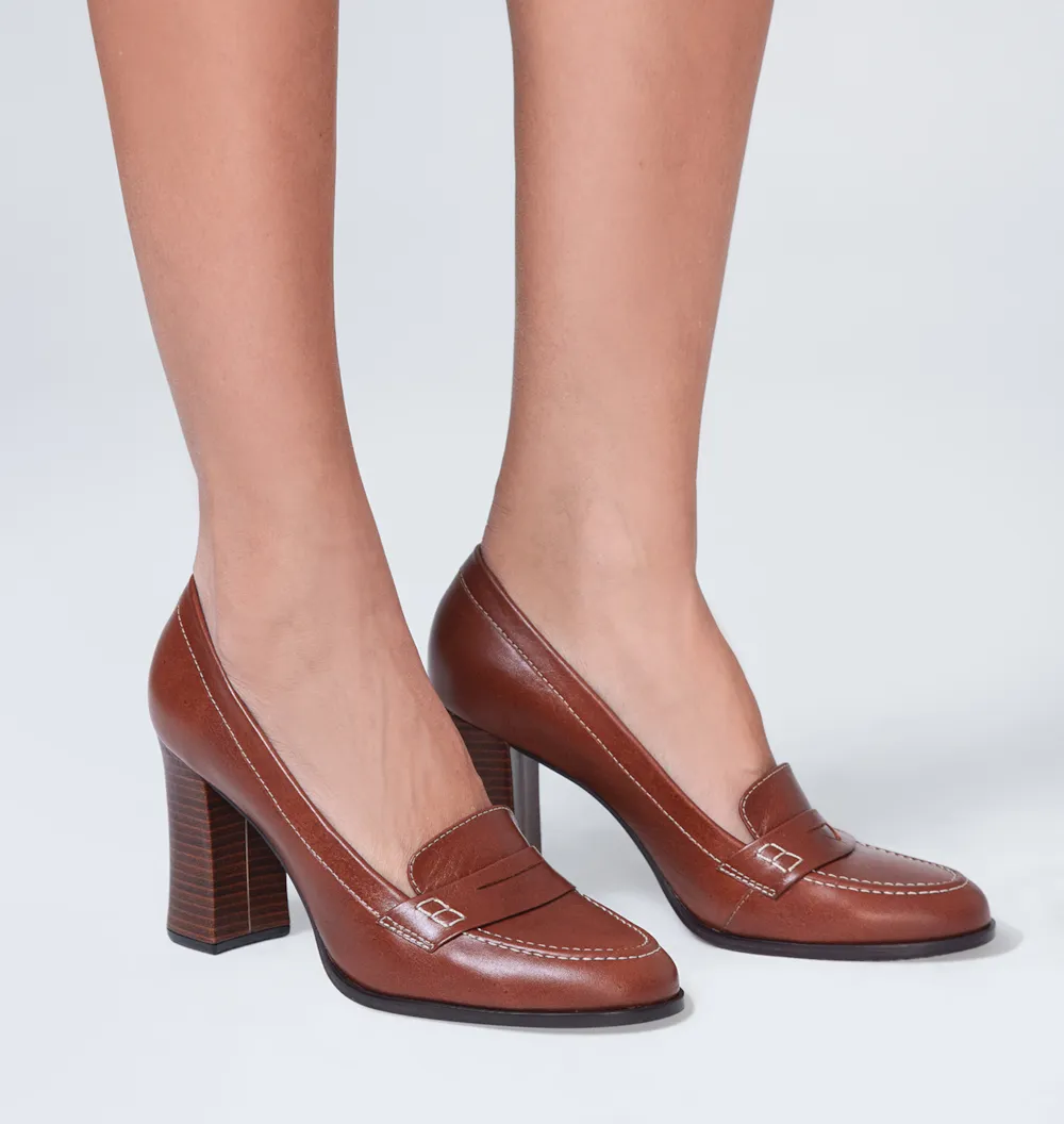 Mocassim Couro Marrom - imagem 2