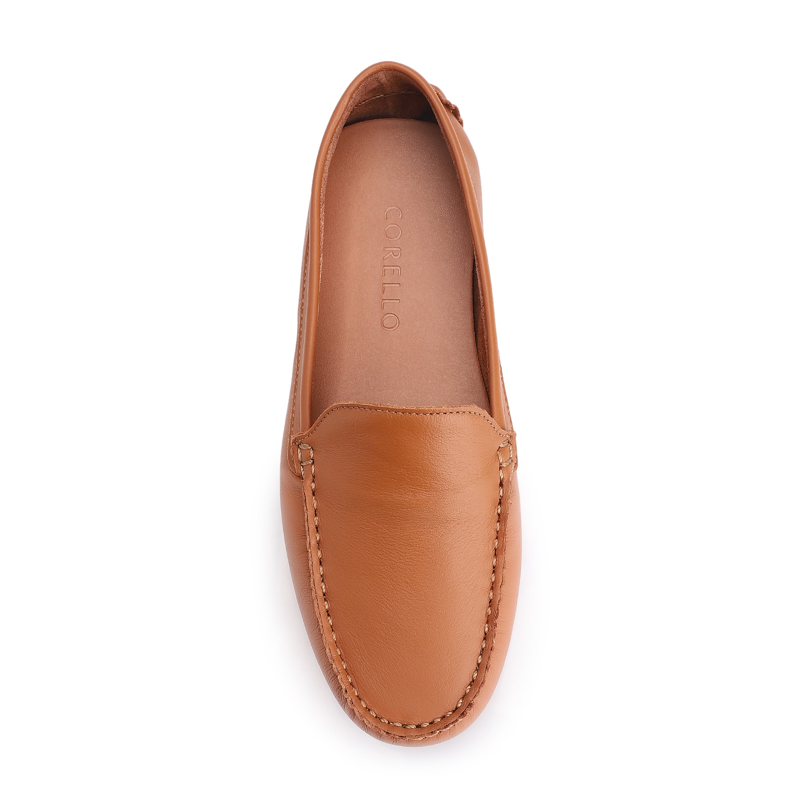 Mocassim Couro Marrom