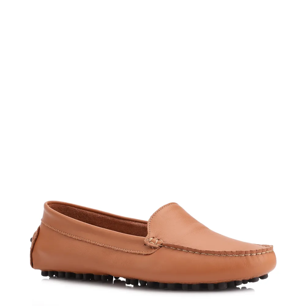 Mocassim Couro Marrom