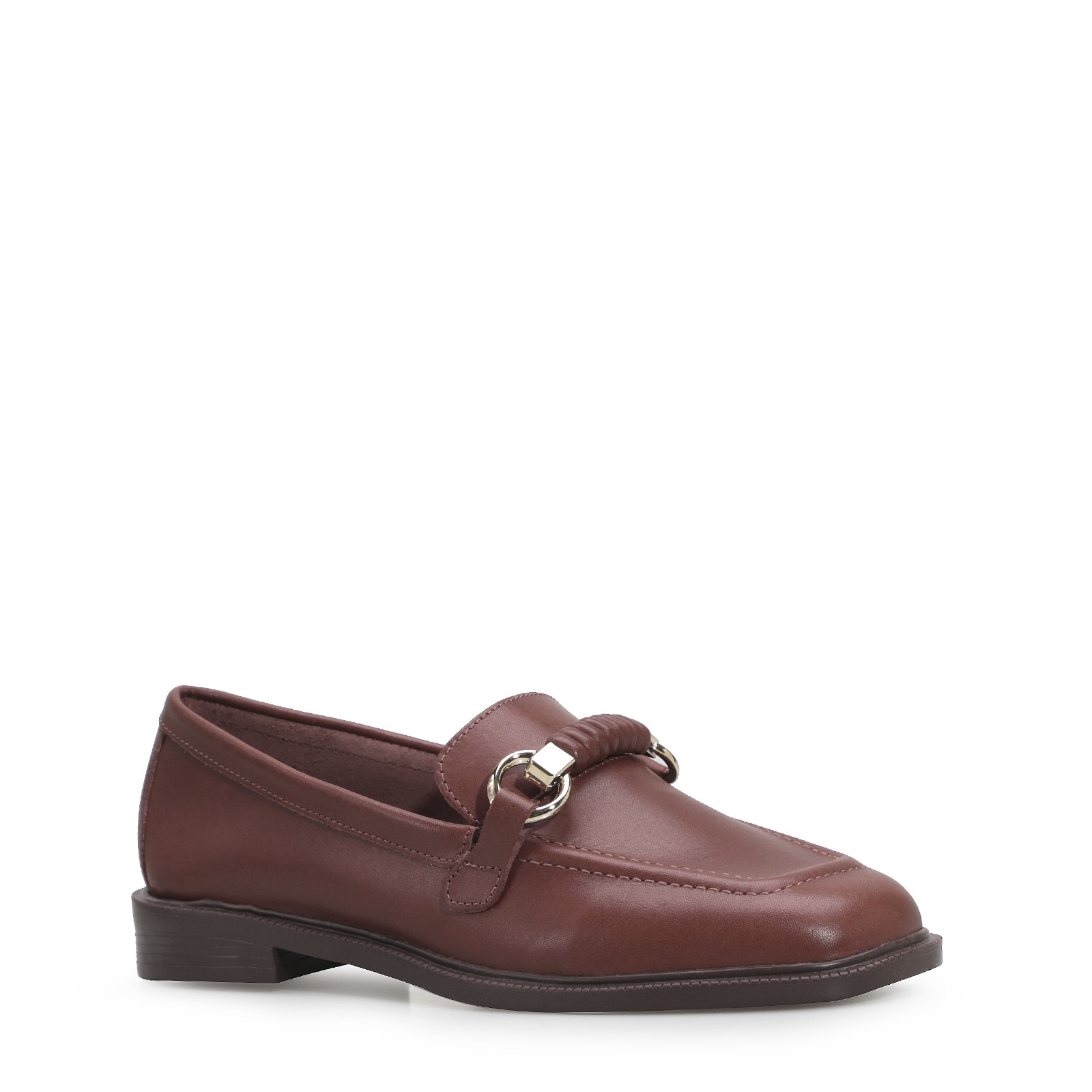Mocassim Couro Marrom