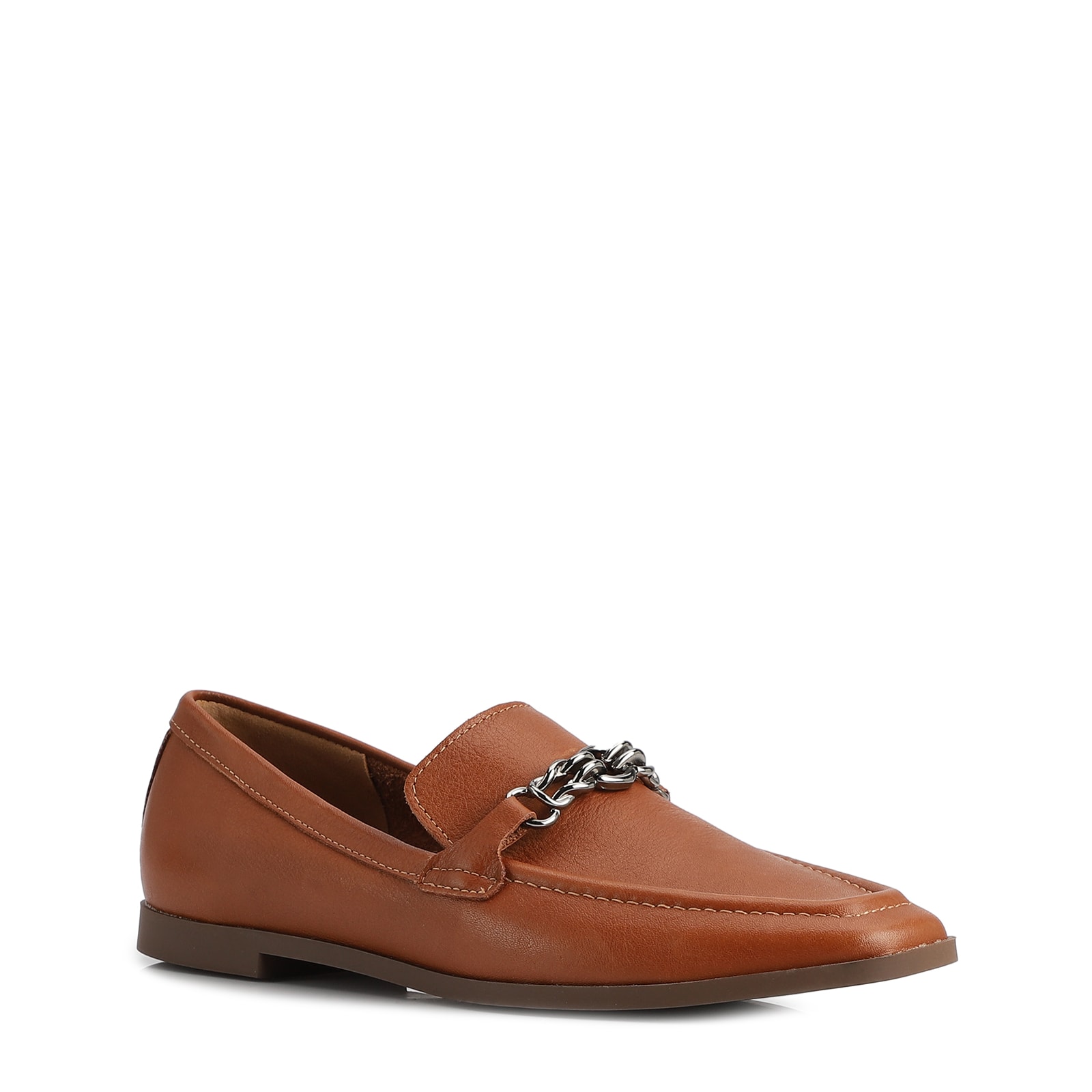 Mocassim Couro Marrom