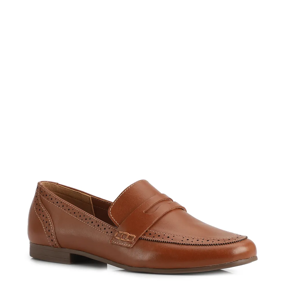 Mocassim Couro Marrom