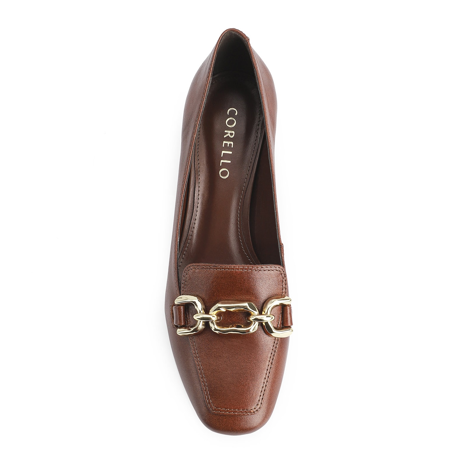 Mocassim Couro Marrom