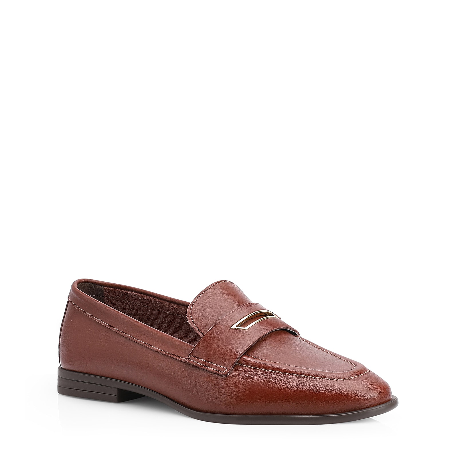 Mocassim Couro Marrom