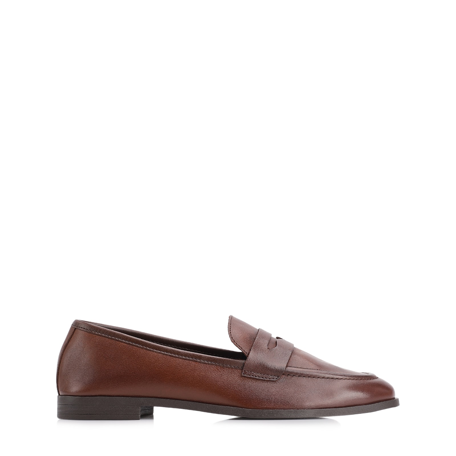 Mocassim Couro Marrom