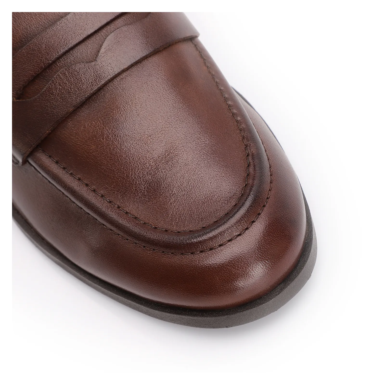 Mocassim Couro Marrom