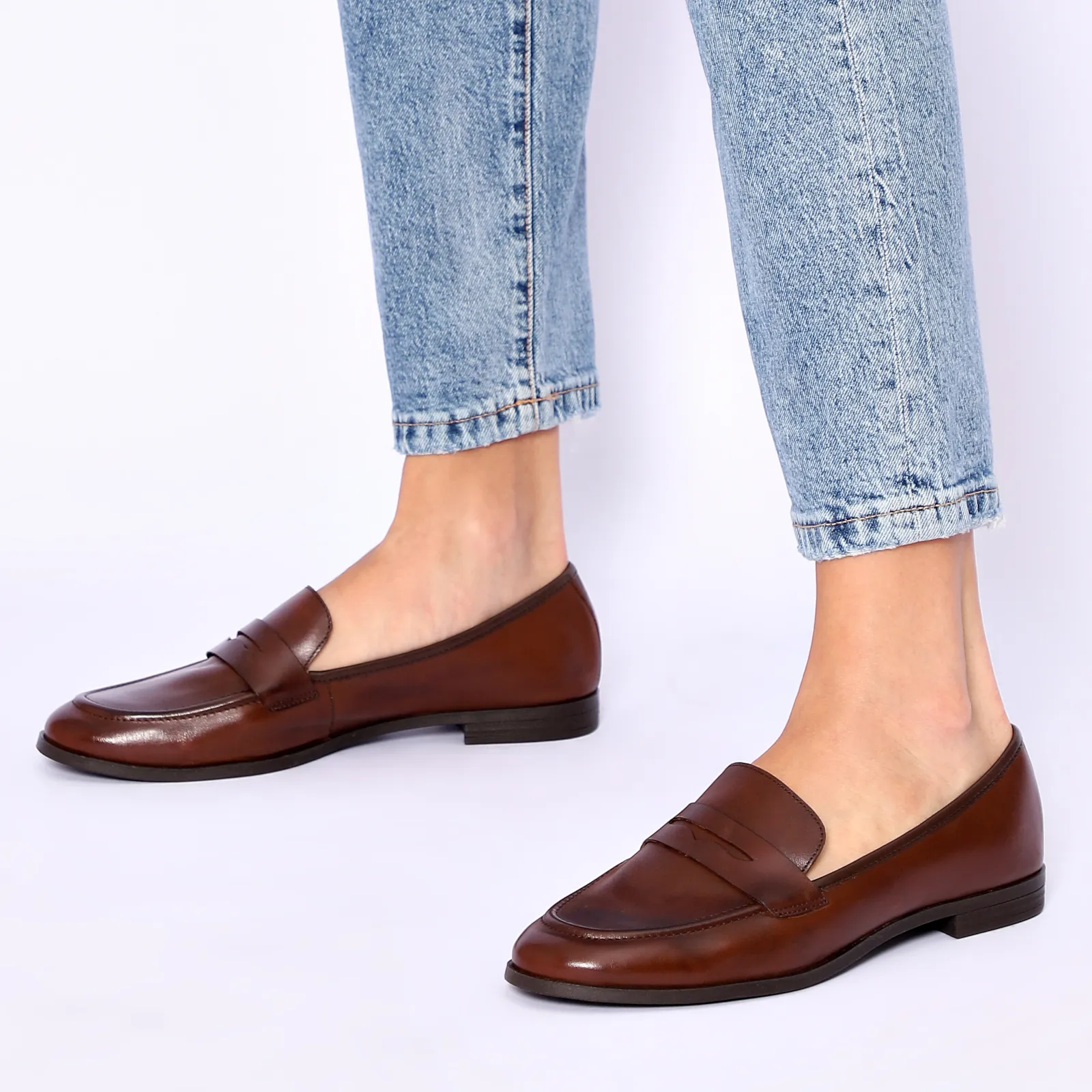 Mocassim Couro Marrom
