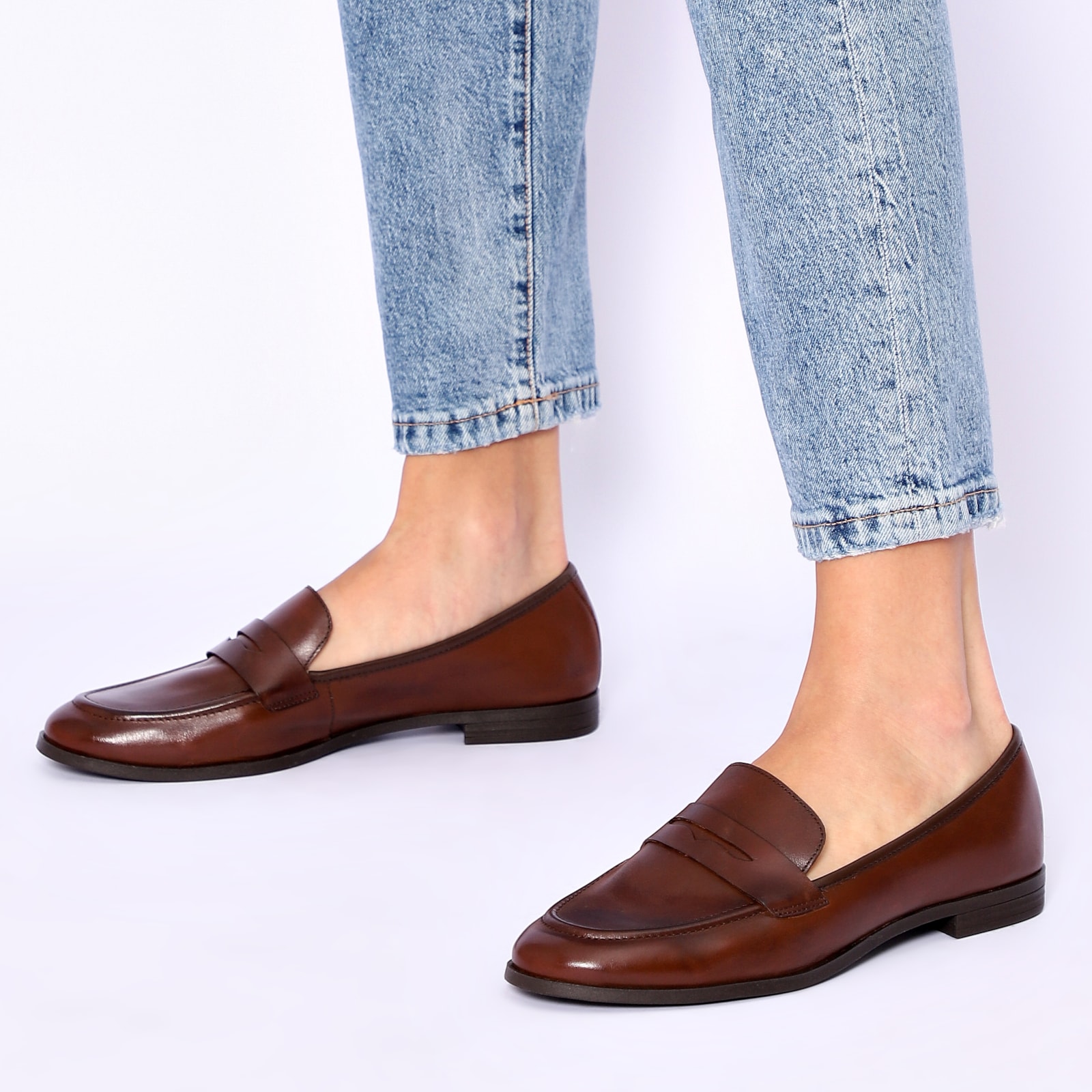 Mocassim Couro Marrom