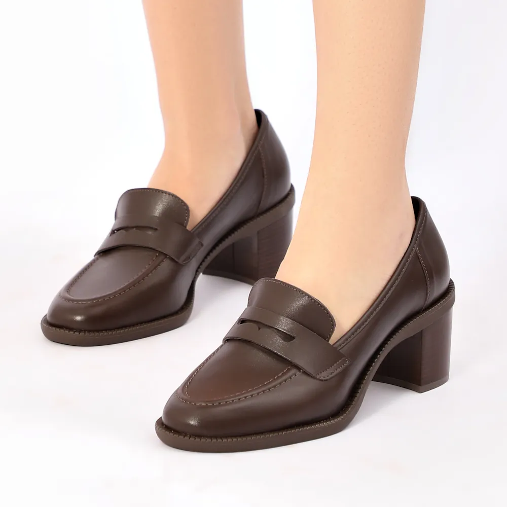 Mocassim Couro Marrom Escuro - imagem 2