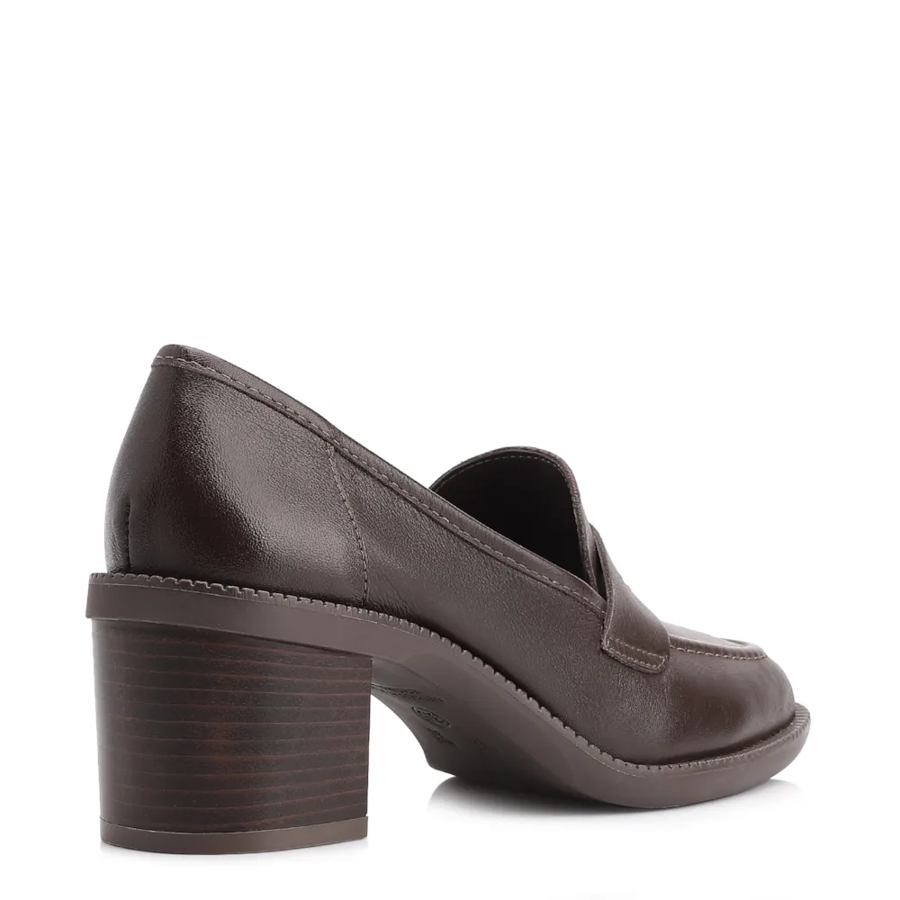 Mocassim Couro Marrom Escuro - imagem 4