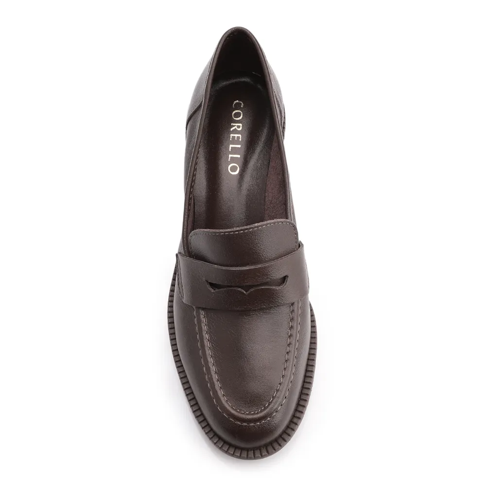 Mocassim Couro Marrom Escuro - imagem 6