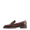 Mocassim Couro Maxi Croco Marrom - imagem 5