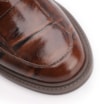 Mocassim Couro Maxi Croco Marrom - imagem 7