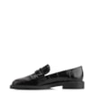 Mocassim Couro Maxi Croco Preto - imagem 4