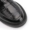Mocassim Couro Maxi Croco Preto - imagem 6
