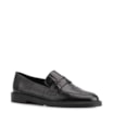 Mocassim Couro Maxi Croco Preto - imagem 1