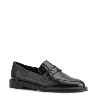 COURO MAXI CROCO PRETO