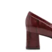 Mocassim Couro Maxi Croco Vinho - imagem 7