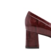 Mocassim Couro Maxi Croco Vinho - imagem 7