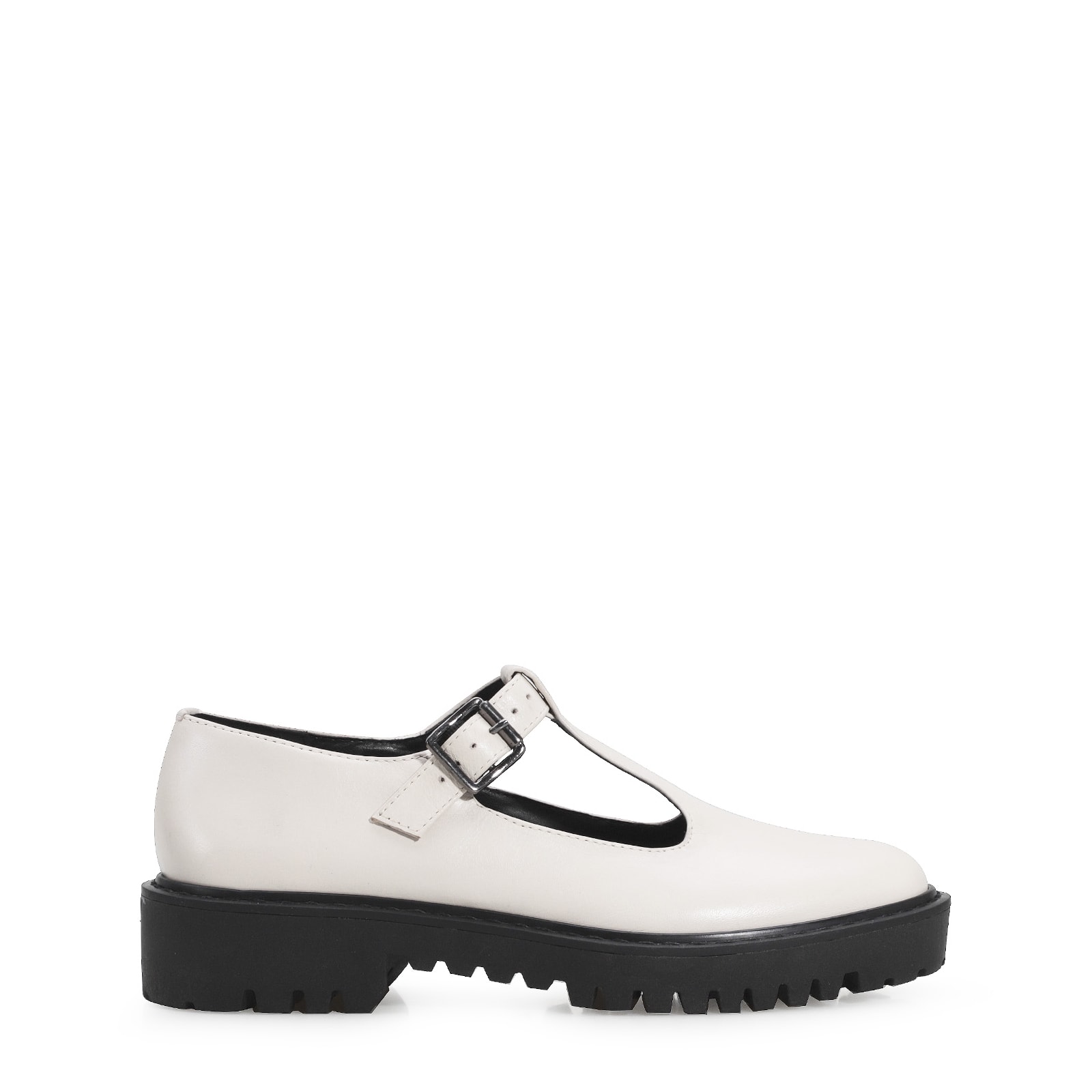 Mocassim Couro Off White
