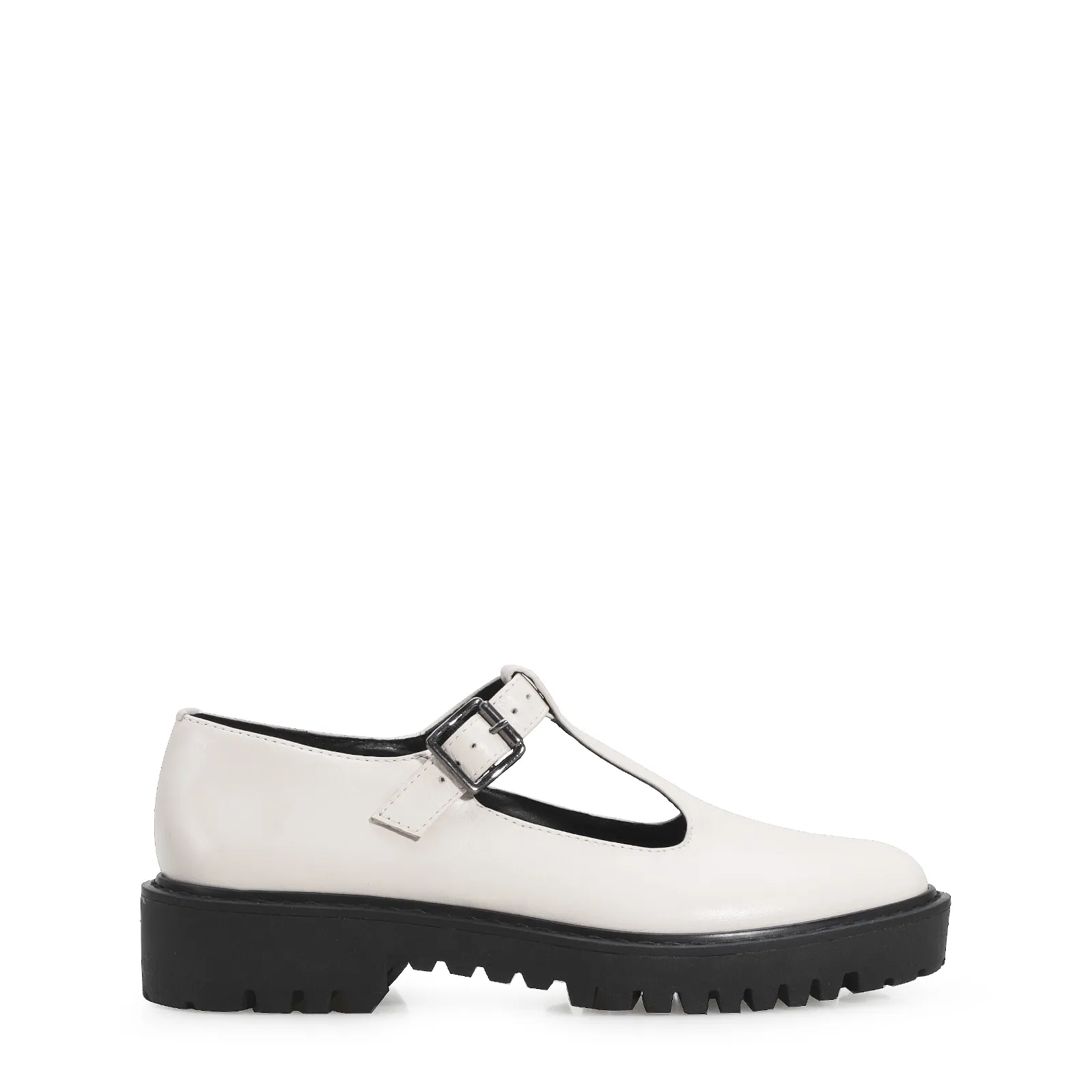 Mocassim Couro Off White
