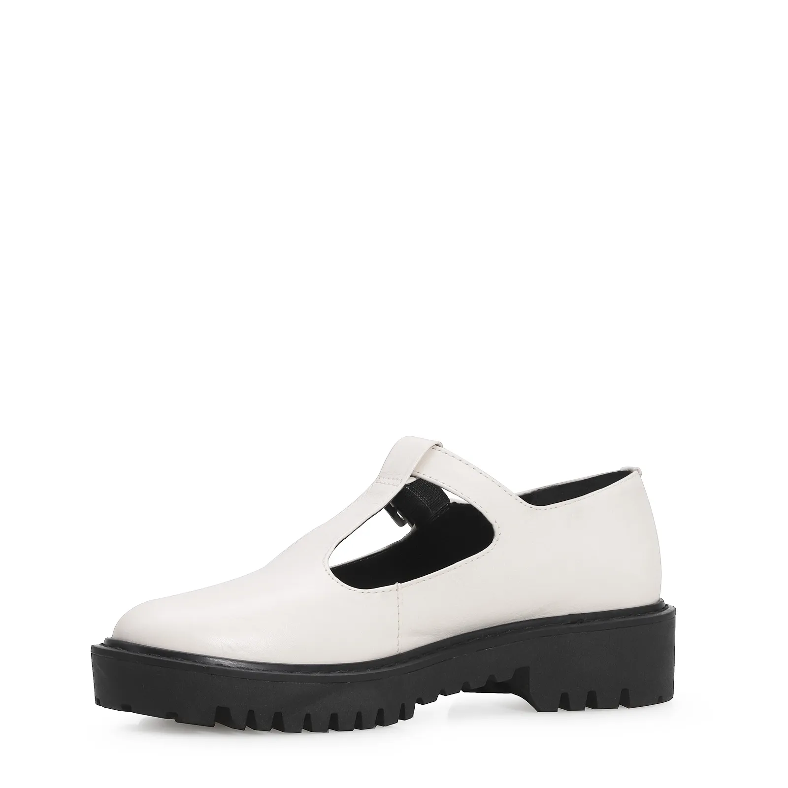 Mocassim Couro Off White