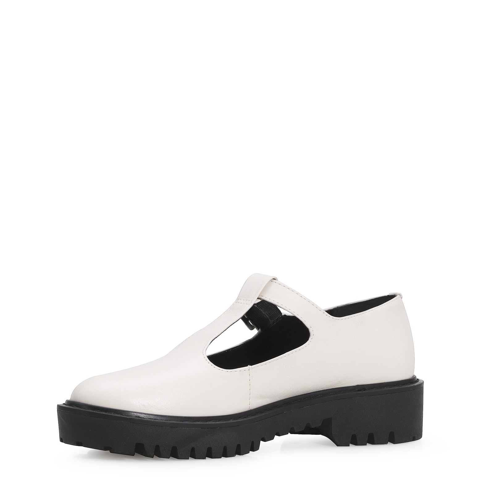 Mocassim Couro Off White