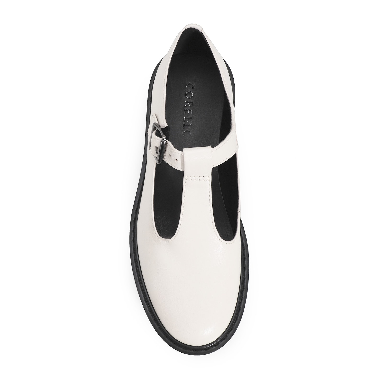 Mocassim Couro Off White
