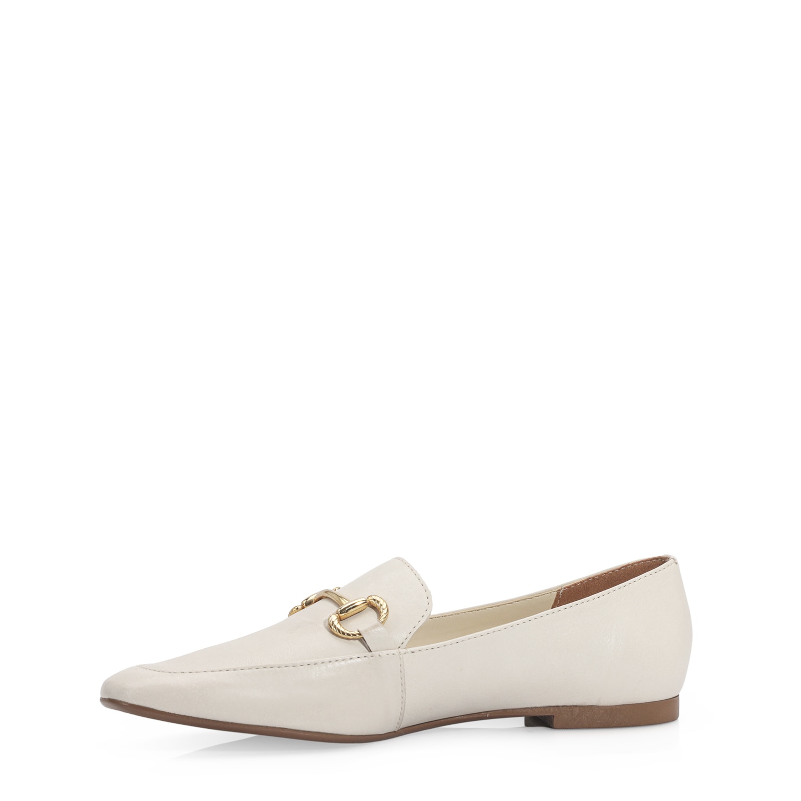 Mocassim Couro Off White