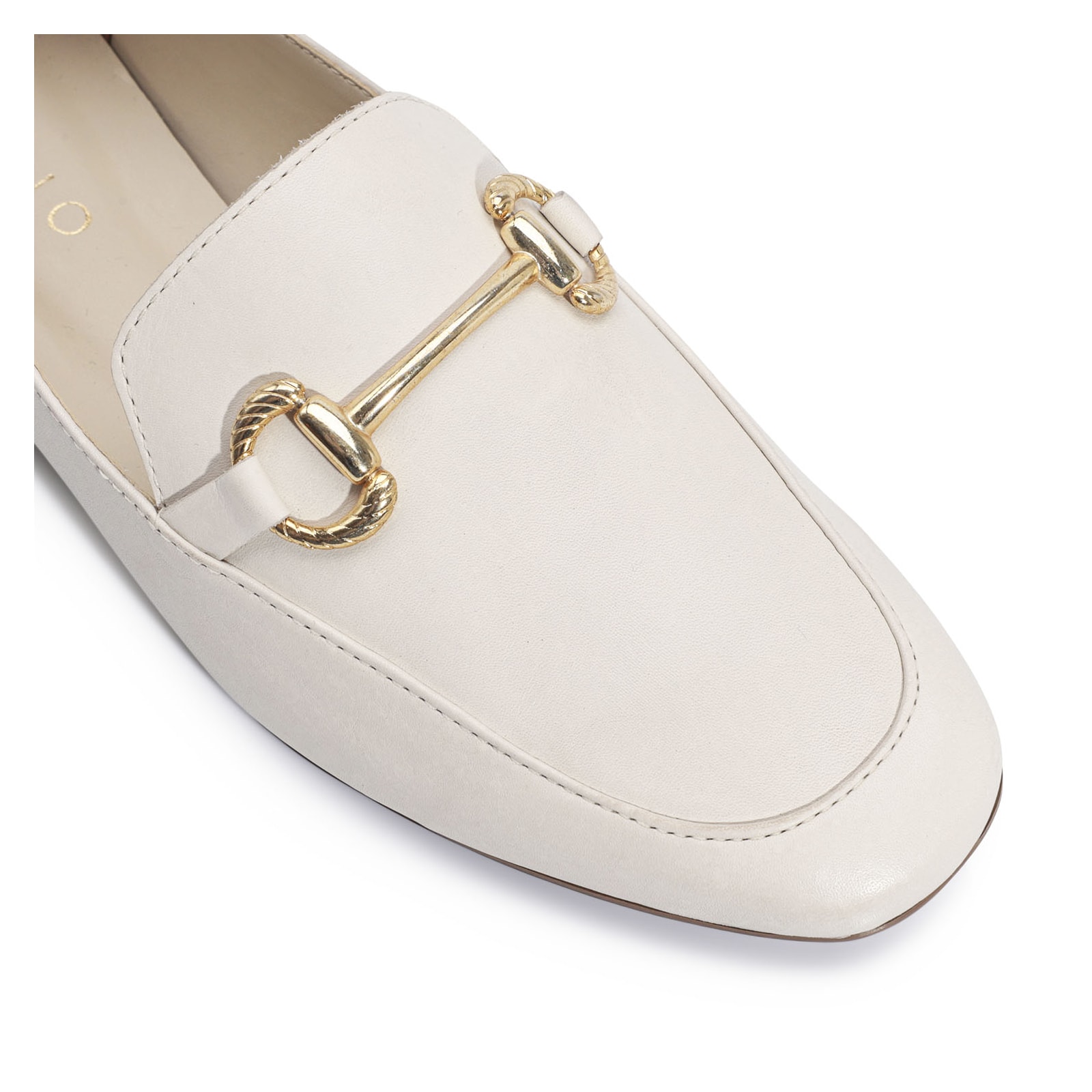 Mocassim Couro Off White