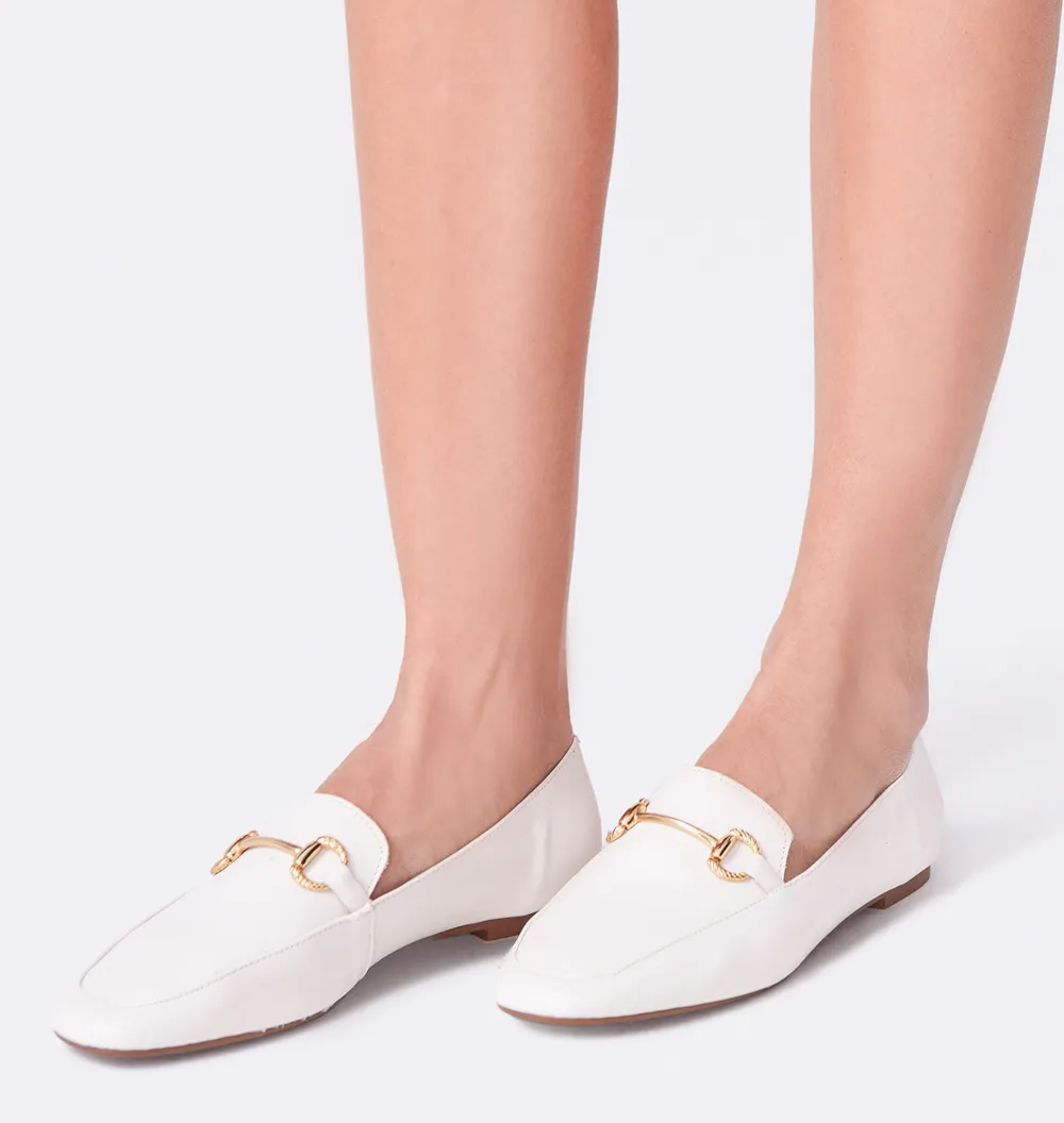 Mocassim Couro Off White - imagem 2