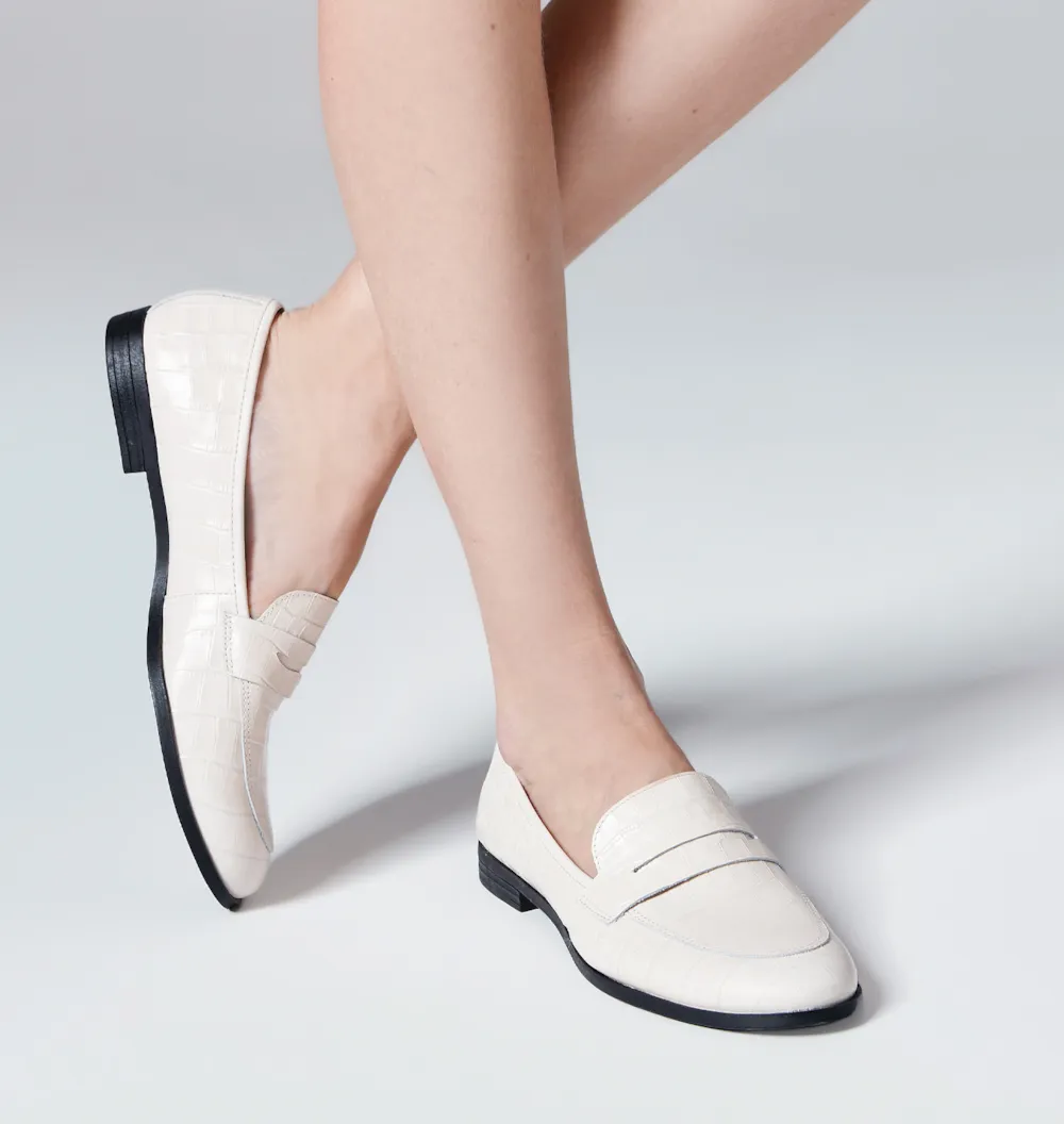 Mocassim Couro Off White - imagem 2