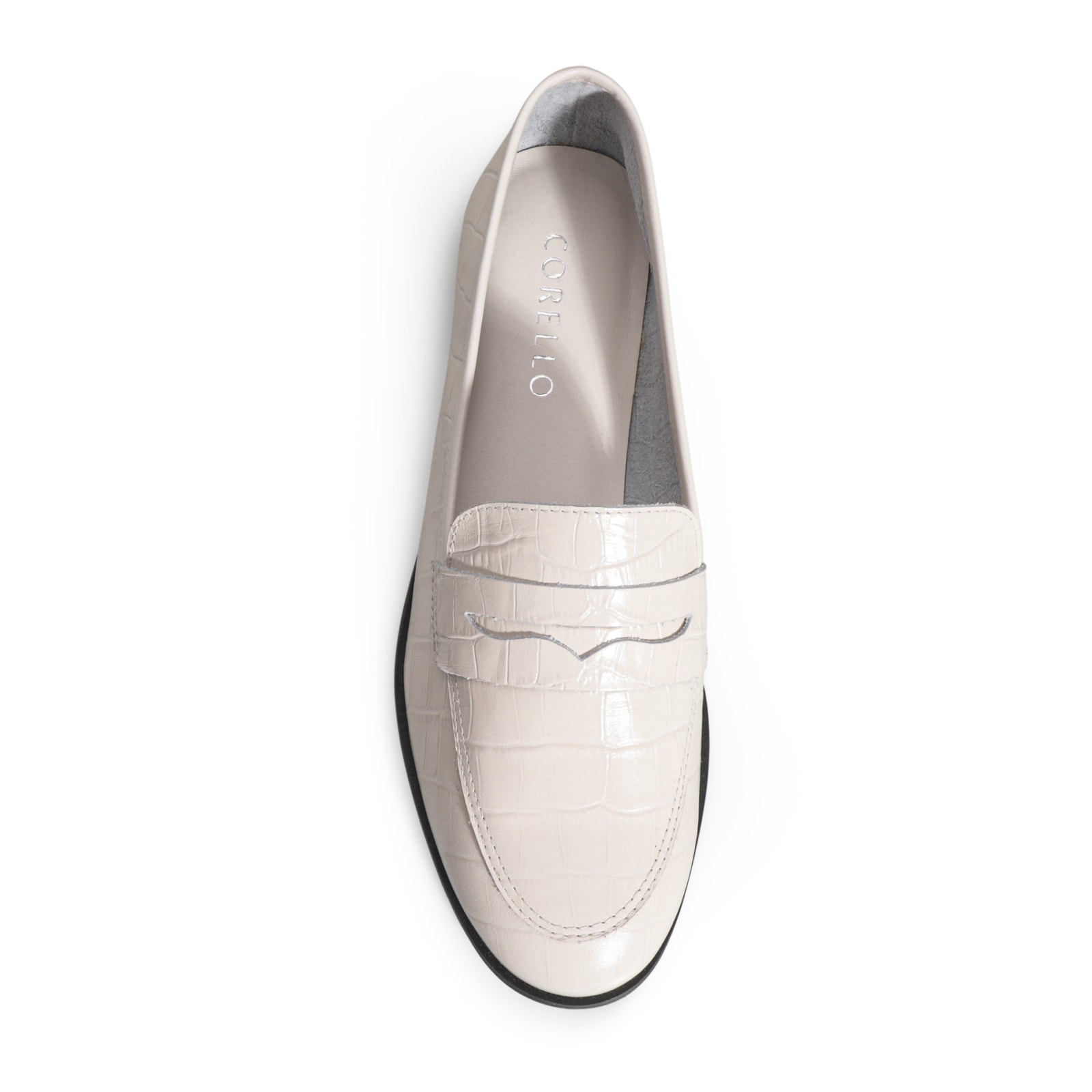 Mocassim Couro Off White