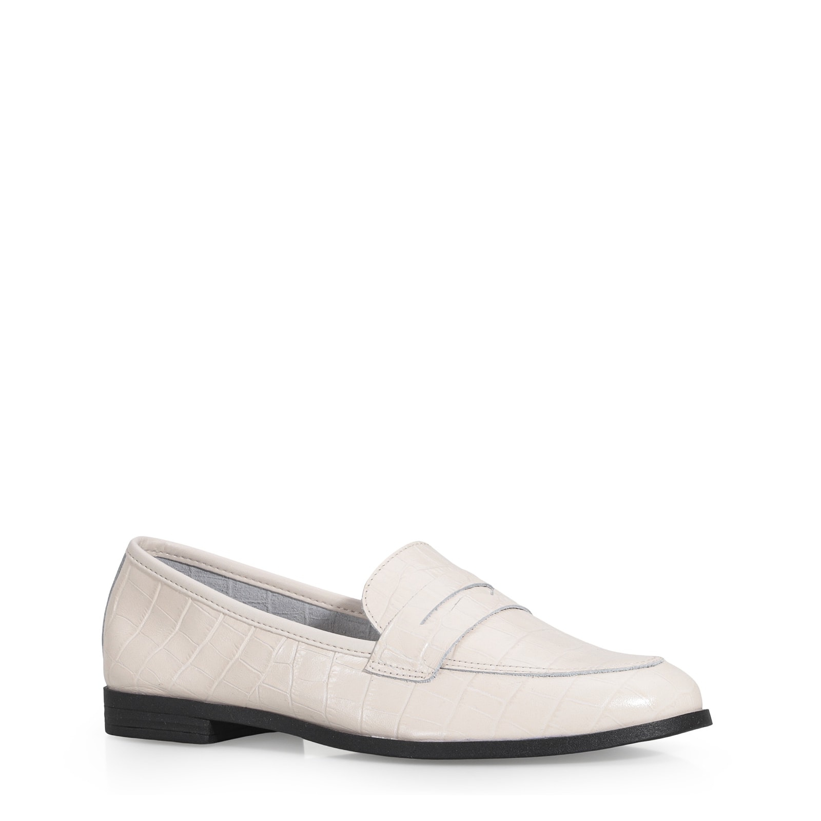 Mocassim Couro Off White
