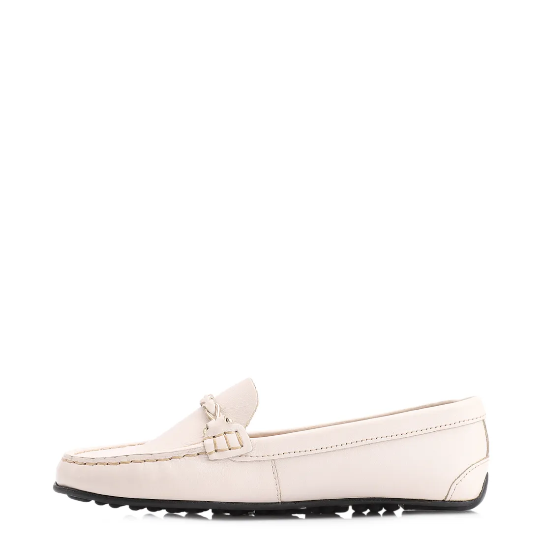 Mocassim Couro Off White - foto 4