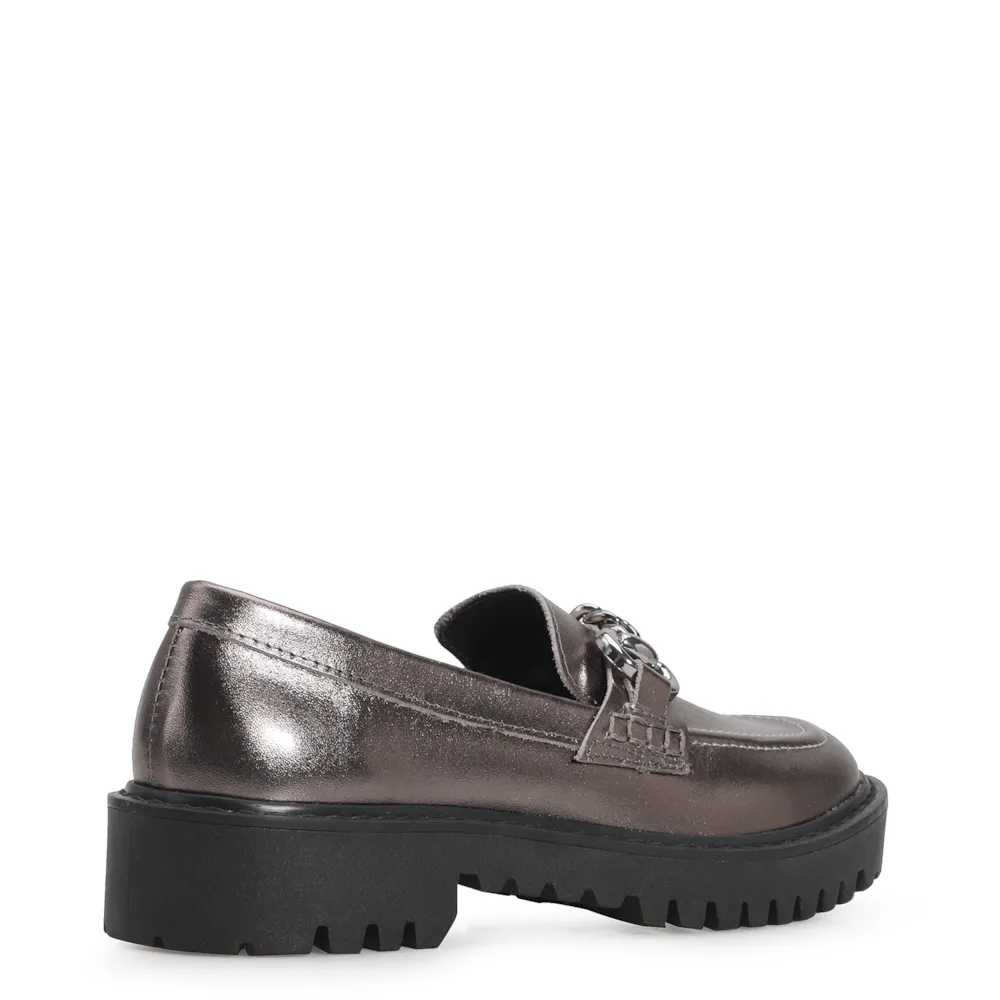Mocassim Couro Prata - imagem 4