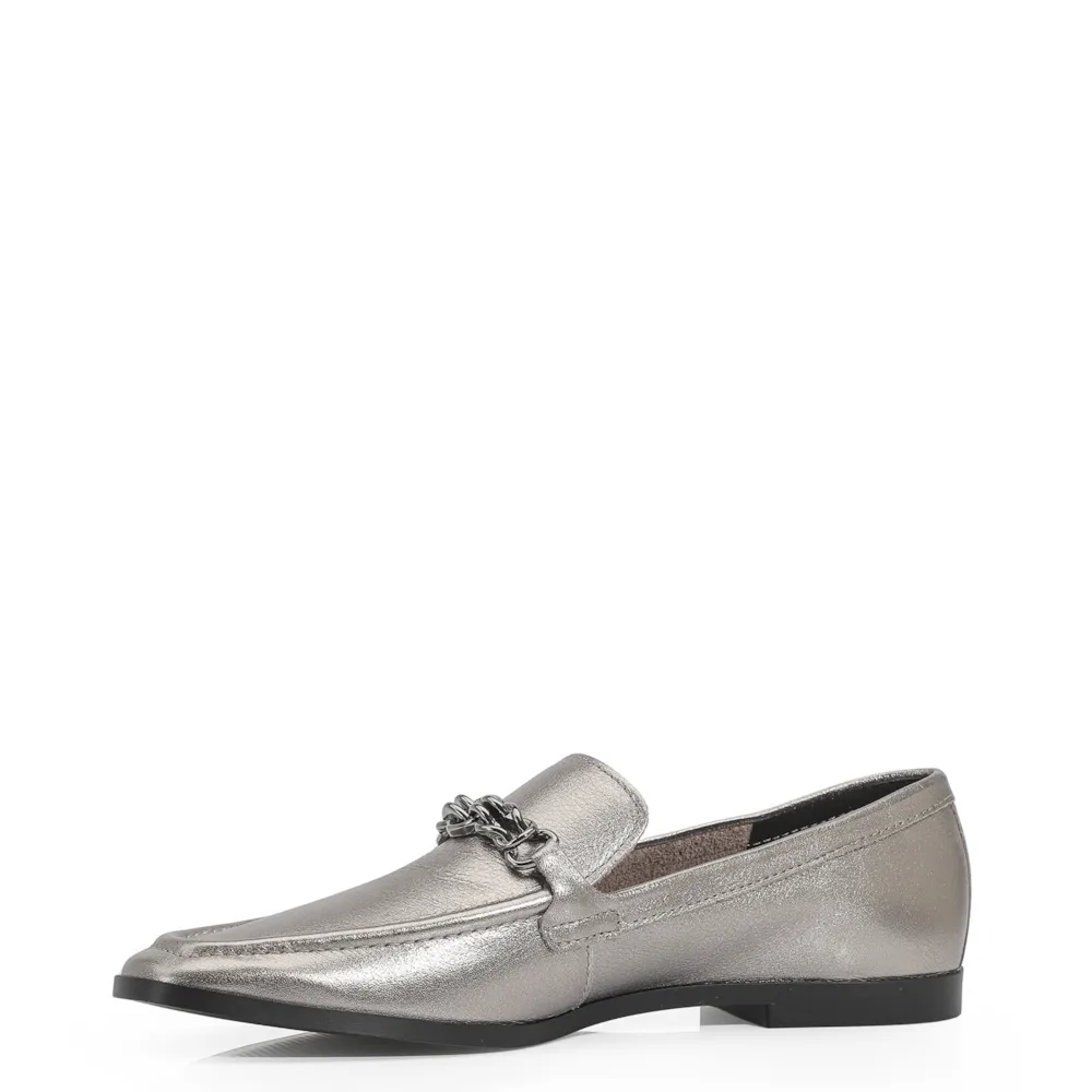 Mocassim Couro Prata - imagem 4