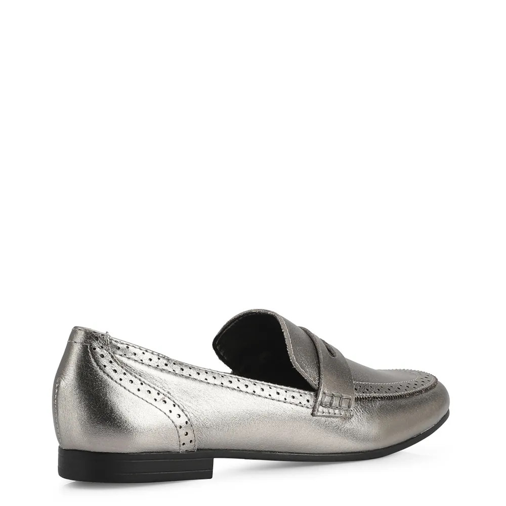 Mocassim Couro Prata - imagem 3