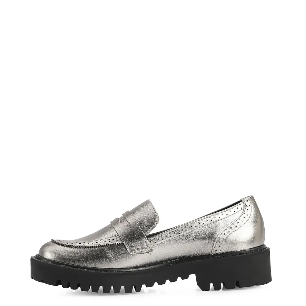 Mocassim Couro Prata - imagem 4