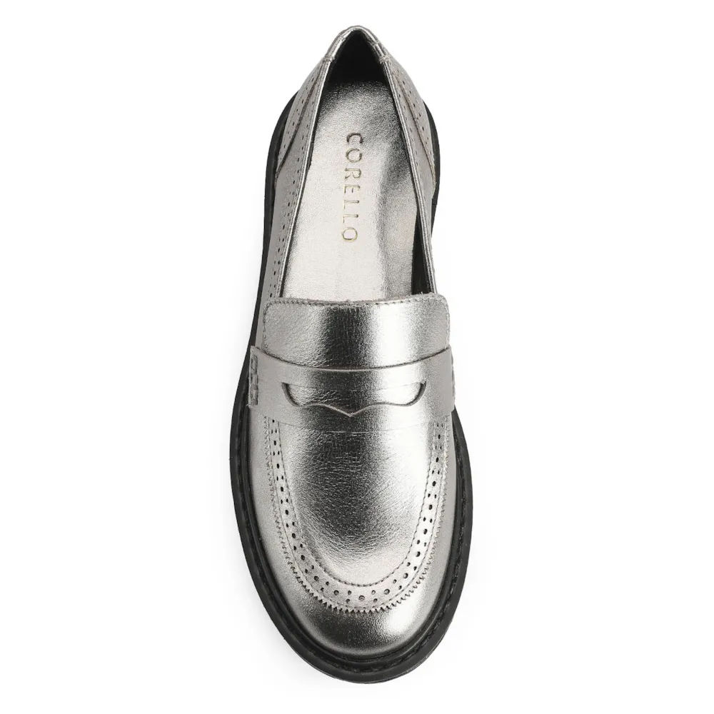 Mocassim Couro Prata - imagem 5