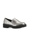 Mocassim Couro Prata - imagem 1