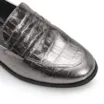Mocassim Couro Prata - imagem 6