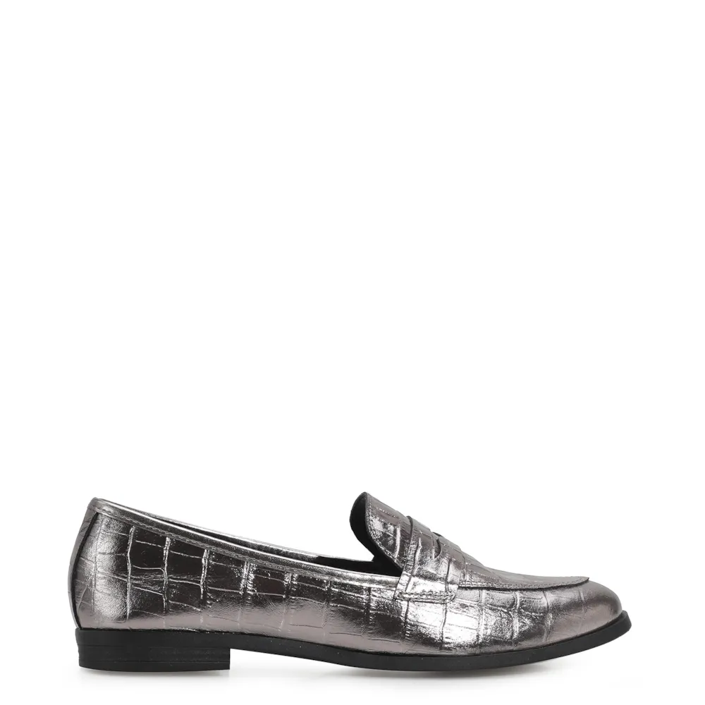 Mocassim Couro Prata - imagem 2