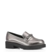 Mocassim Couro Prata - imagem 1