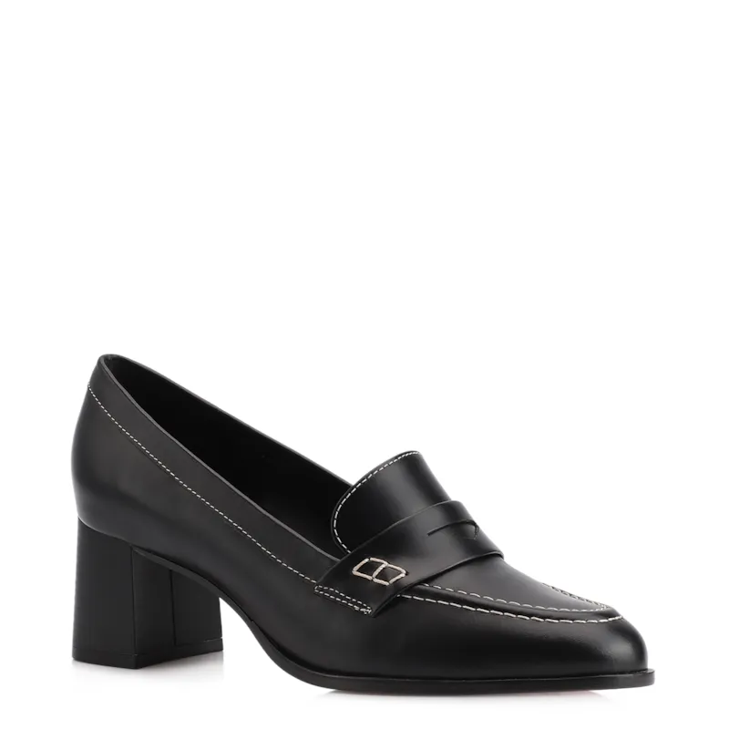 Mocassim Couro Preto